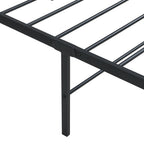 Twin/Full/Queen/King Size Heavy Duty Metal Platform Bed Frame | 750 lbs Steel Slat Support | No Noise No Shaking | Under-Bed Storage Space | Quick & Easy Assembly | Black