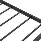 Twin/Full/Queen/King Size Heavy Duty Metal Platform Bed Frame | 750 lbs Steel Slat Support | No Noise No Shaking | Under-Bed Storage Space | Quick & Easy Assembly | Black