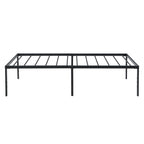 Twin/Full/Queen/King Size Heavy Duty Metal Platform Bed Frame | 750 lbs Steel Slat Support | No Noise No Shaking | Under-Bed Storage Space | Quick & Easy Assembly | Black