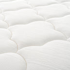 12" Full/Queen Hybrid Mattress | Individually Wrapped Pocket Coil Innerspring + Memory Foam | Bamboo Fiber Cover | Medium Firm | CertiPUR-US & OEKO-TEX Certified | Bedroom
