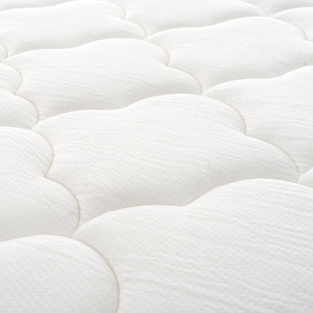 12" Full/Queen Hybrid Mattress | Individually Wrapped Pocket Coil Innerspring + Memory Foam | Bamboo Fiber Cover | Medium Firm | CertiPUR-US & OEKO-TEX Certified | Bedroom