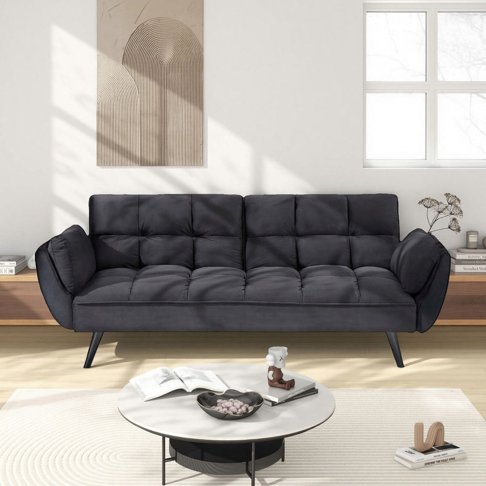 74" 2-Seat Convertible Sofa Bed