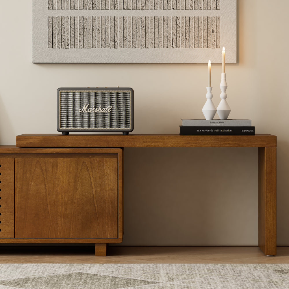 63" Mid-Century Modern Extendable TV Stand