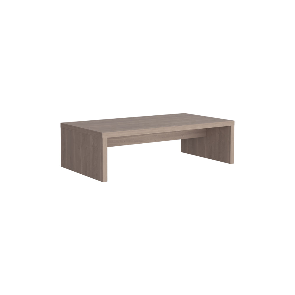 19" Wide Monitor Stand Riser | 5.4" Elevated Screen Height | Non-Scratch Non-Slip Laminate | 50 lbs Capacity | 18"×10" Under-Desk Storage | 3-Minute Easy Assembly | Home Office, Desk Organizer | Light Gray