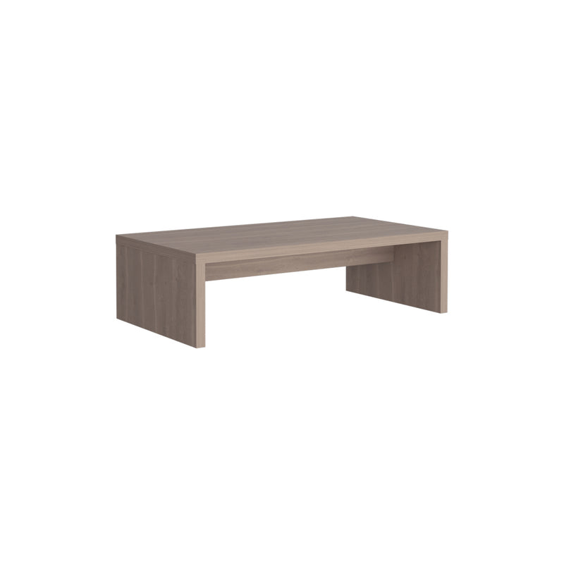 19" Wide Monitor Stand Riser | 5.4" Elevated Screen Height | Non-Scratch Non-Slip Laminate | 50 lbs Capacity | 18"×10" Under-Desk Storage | 3-Minute Easy Assembly | Home Office, Desk Organizer | Light Gray