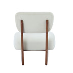 Modern Beige Lounge Chair with Polyester