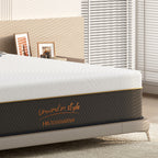 Full/Queen/King — 12" Hybrid Medium Firm Mattress | Individually Pocketed Innerspring + Memory Foam | Edge Support | Breathable Knitted Cover | Motion Isolation | CertiPUR-US Certified | Bedroom | White/Black