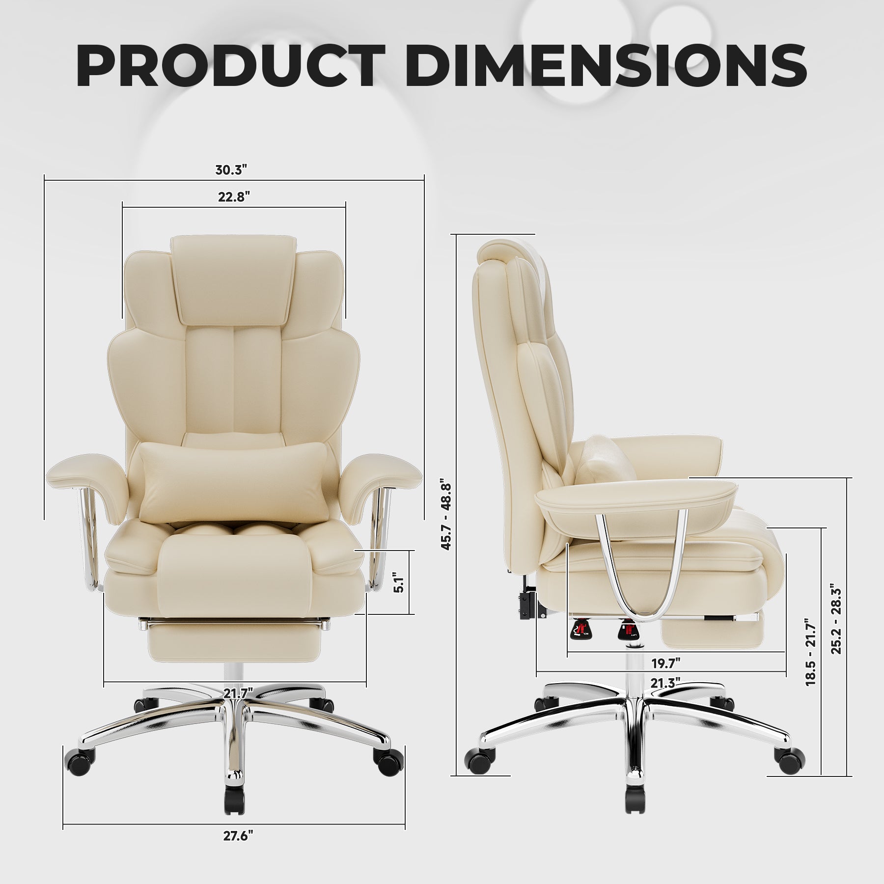 Garrison Executive High-Back Leather Chair