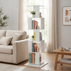360° Rotating Bookshelf with Acrylic Plate