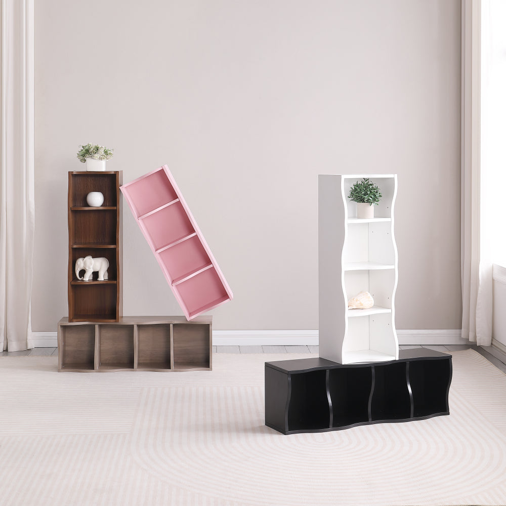 8-layer adjustable shelf ultra-thin bookshelf