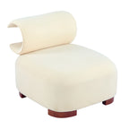 Modern Beige Polyester Accent Chair for Living