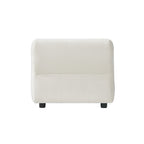 Modern Curved Upholstered Accent Chair