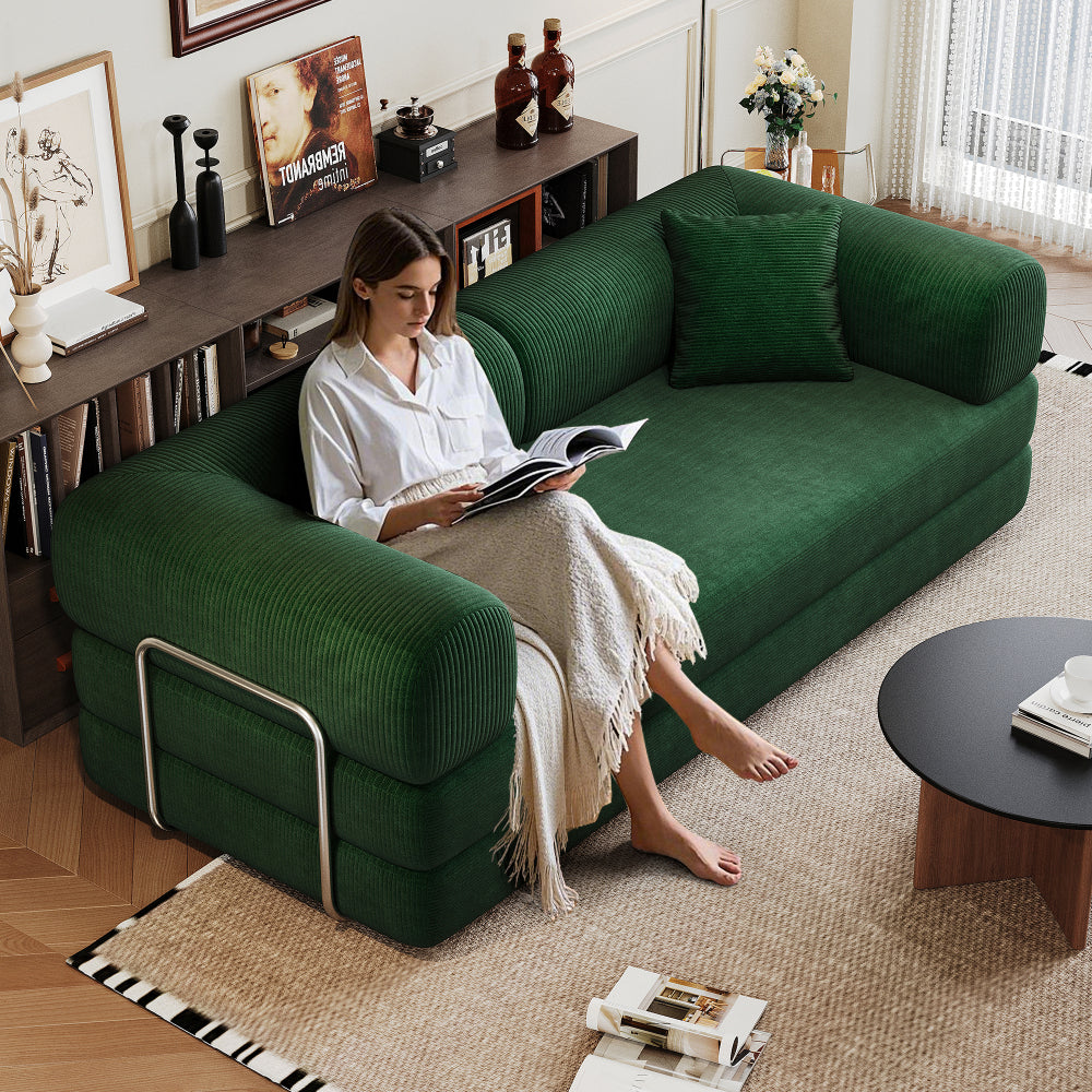 78.8" Convertible Floor Sofa Bed