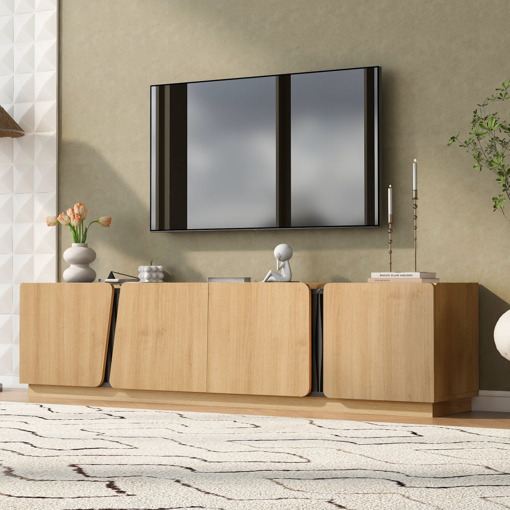 U-Can Modern Storage Cabinet with Rounded Corners