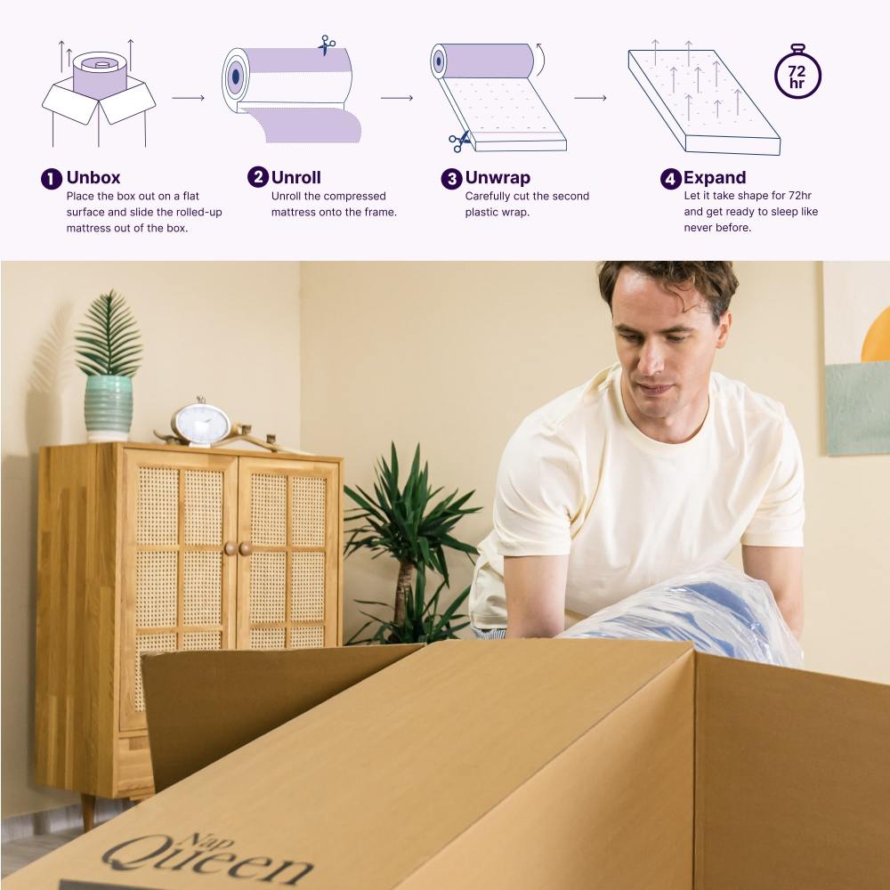 Twin/Full/Queen/King 10" Cooling Gel Hybrid Mattress | Orthopedic Pocket Spring + Memory Foam | Pressure Relief | Low Motion Transfer | Water Resistant | Adjustable Base Compatible | CertiPUR-US Certified | Made in USA