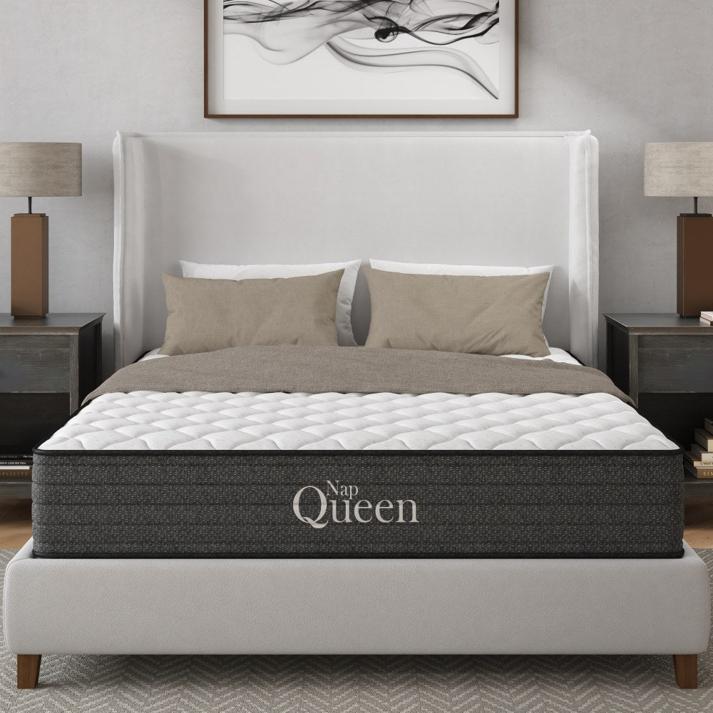 Twin/Full/Queen/King 10" Cooling Gel Hybrid Mattress | Orthopedic Pocket Spring + Memory Foam | Pressure Relief | Low Motion Transfer | Water Resistant | Adjustable Base Compatible | CertiPUR-US Certified | Made in USA