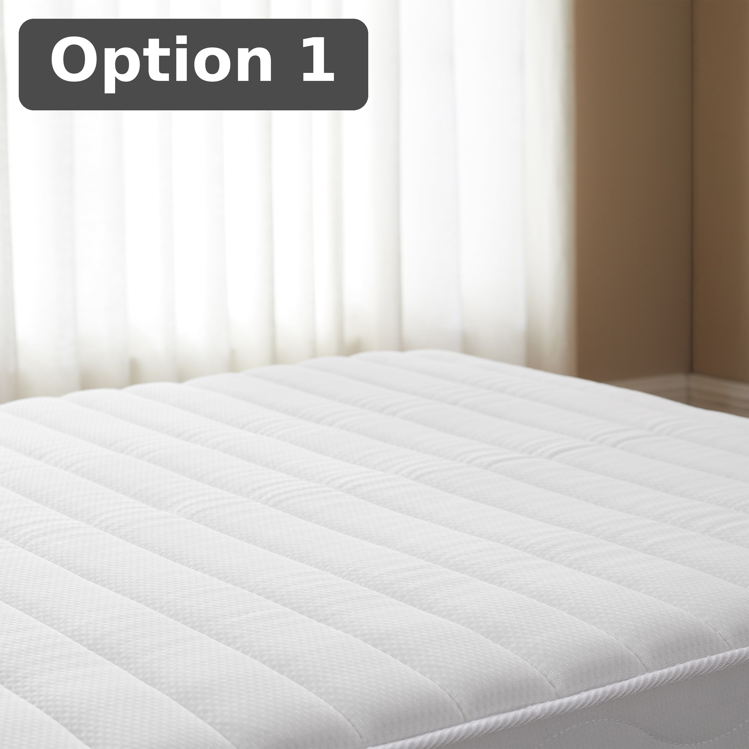 Option 1: Rustic Frame + Soft Mattress