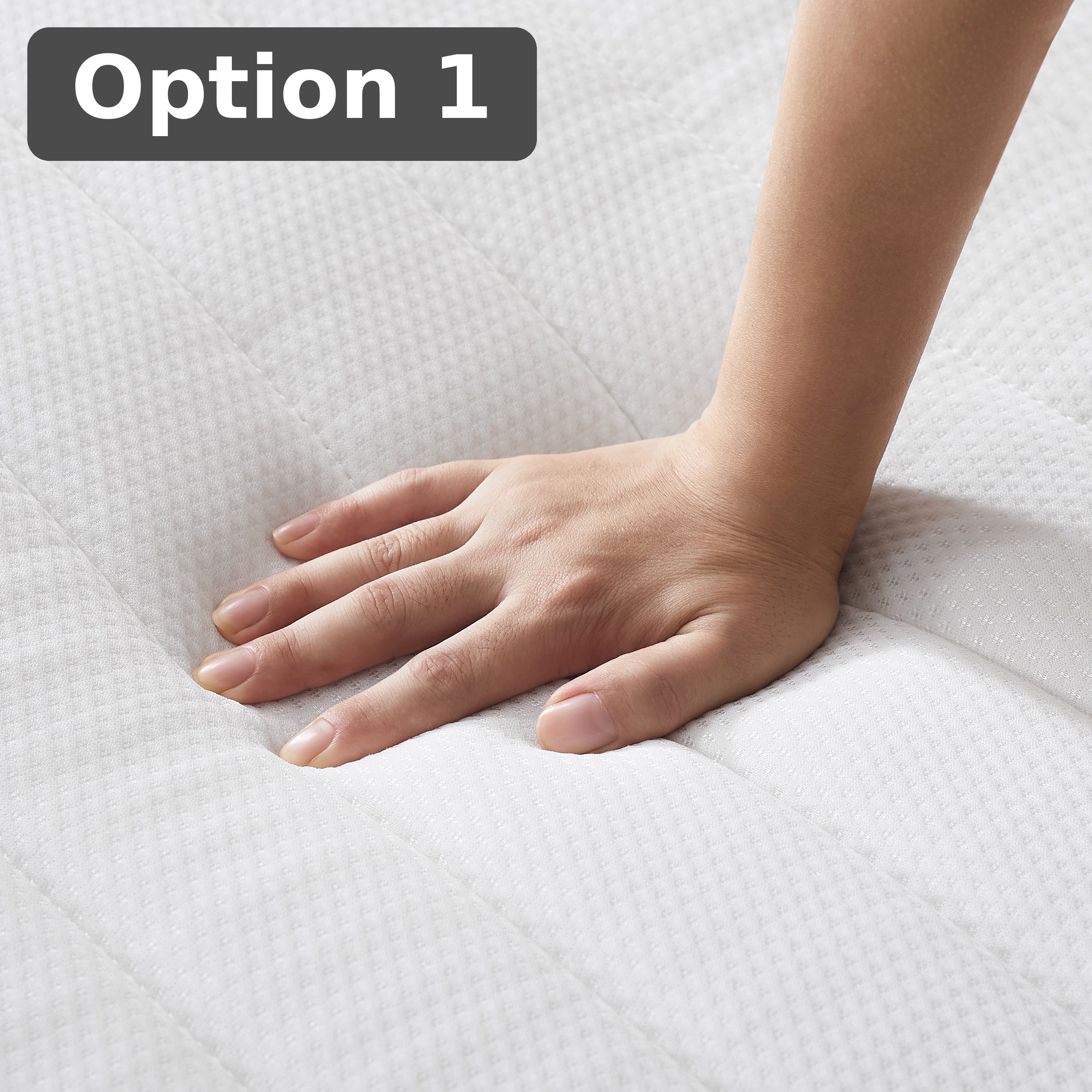 Option 1: Rustic Frame + Soft Mattress