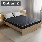 Option 2: Rustic Frame + Dark Mattress