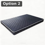 Option 2: Rustic Frame + Dark Mattress