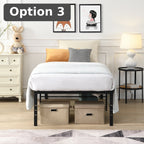 Option 3: Minimal Frame + Soft Mattress