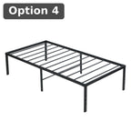 Option 4: Minimal Frame + Dark Mattress