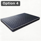 Option 4: Minimal Frame + Dark Mattress